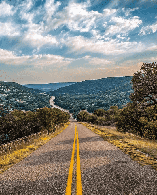 Texas hill country scenery